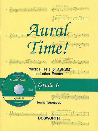 David Turnbull: Aural Time! Practice Tests - Grade 6 (Book/CD)