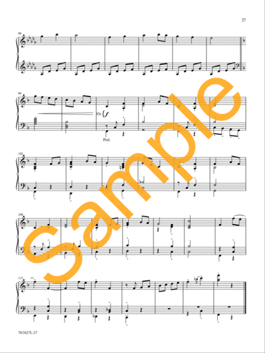 Mark Hayes: Christmas Miniatures for Organ Organ Solo scores gallery preview page 19