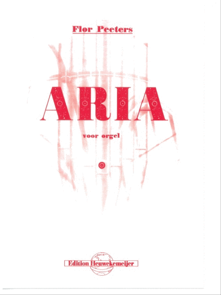 Aria op. 51 Organ scores gallery preview page 1