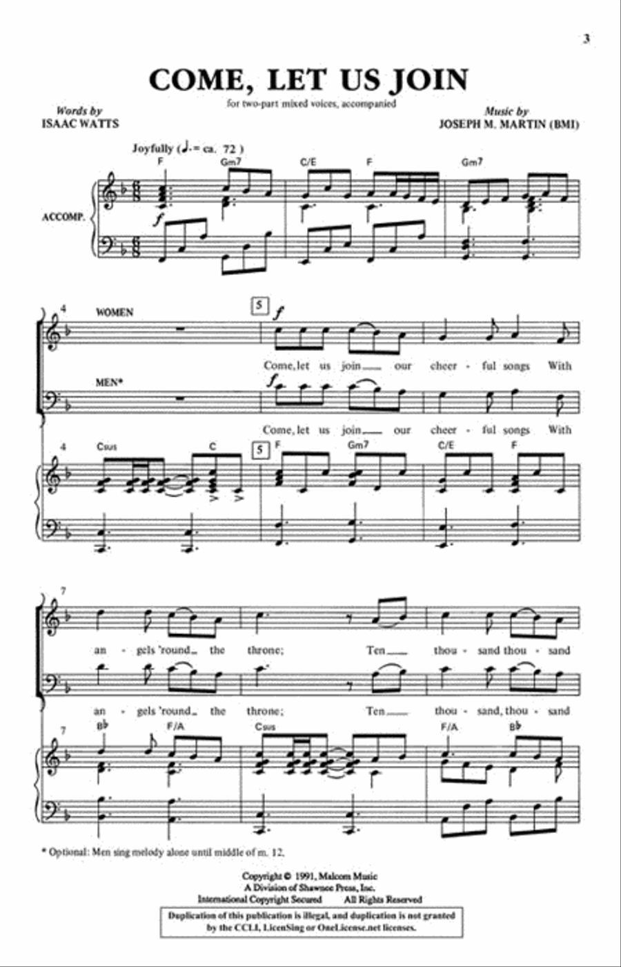 Simple Songs for Slim Sundays 3-Part scores gallery preview page 2