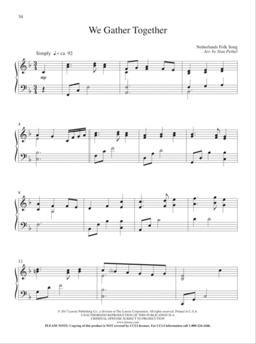 Portraits of Praise Piano Solo scores gallery preview page 20