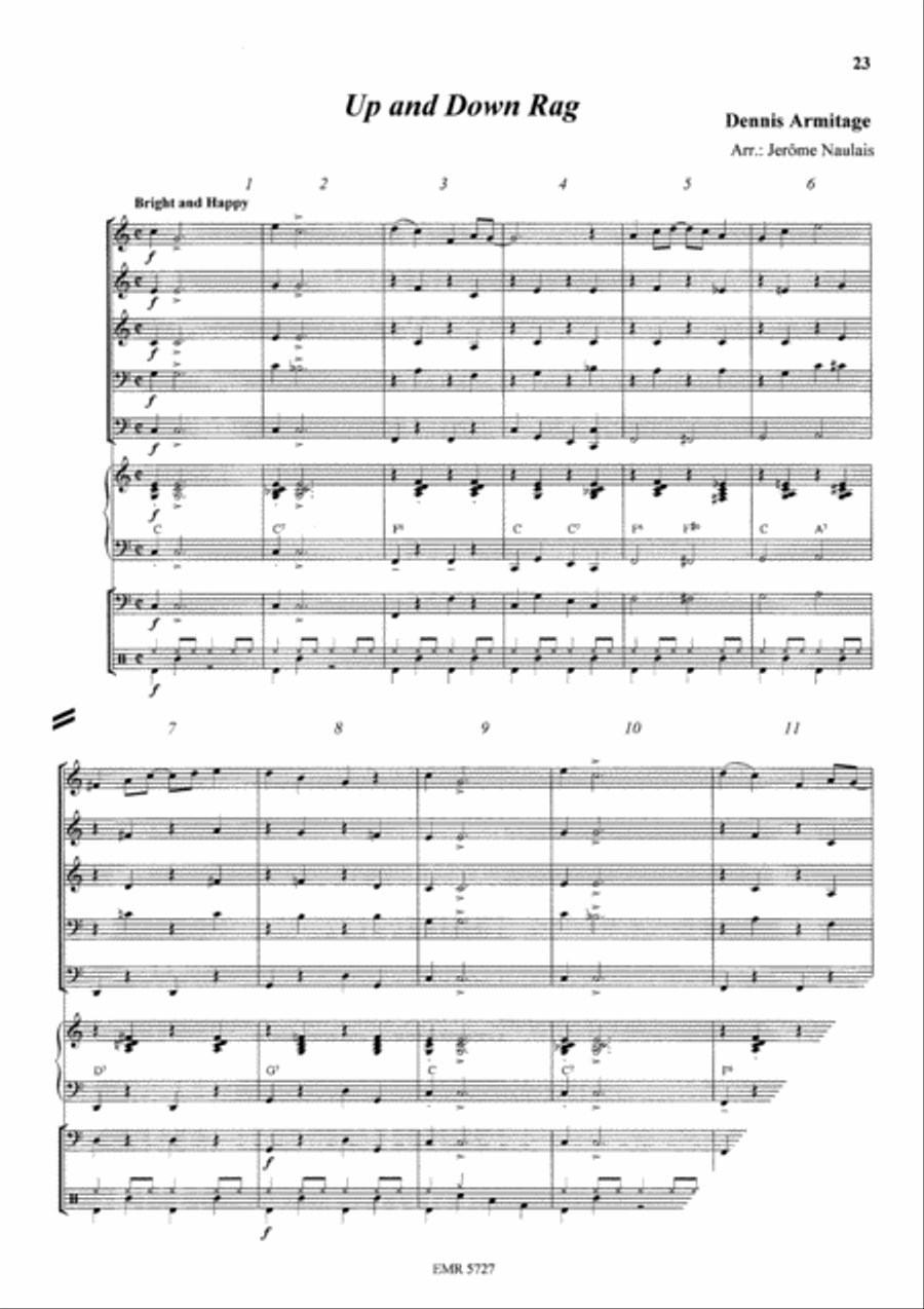 Ragtime Brass Band scores gallery preview page 6