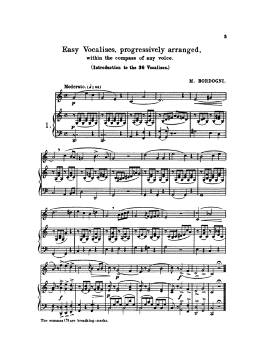 Twenty-four Easy Vocalises in Progressive Order Voice scores gallery preview page 4