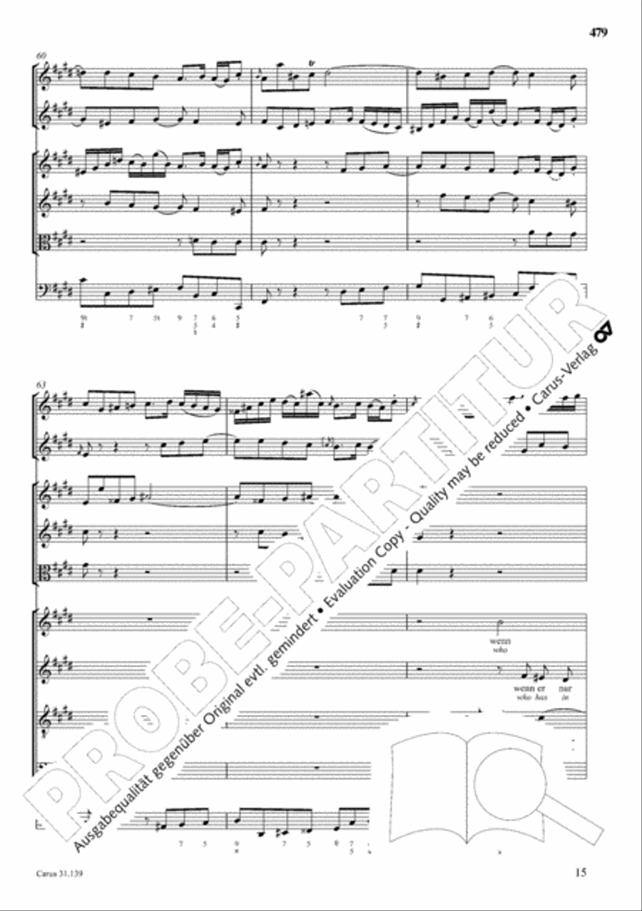 The Complete Sacred Vocal Works (Das geistliche Vokalwerk) Voice scores gallery preview page 480