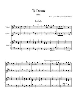 Te Deum Prelude (for 2 Violins and Piano)