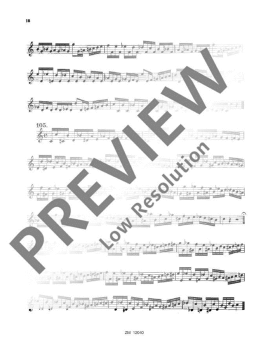 Daily Exercises Trumpet scores gallery preview page 19