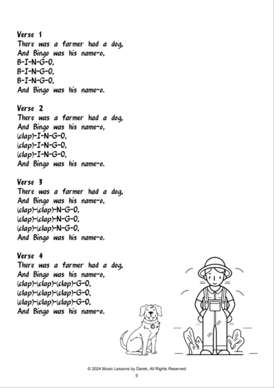 Children Sheet Music Collection - 28 Songs [VERY EASY] Easy Piano scores gallery preview page 5
