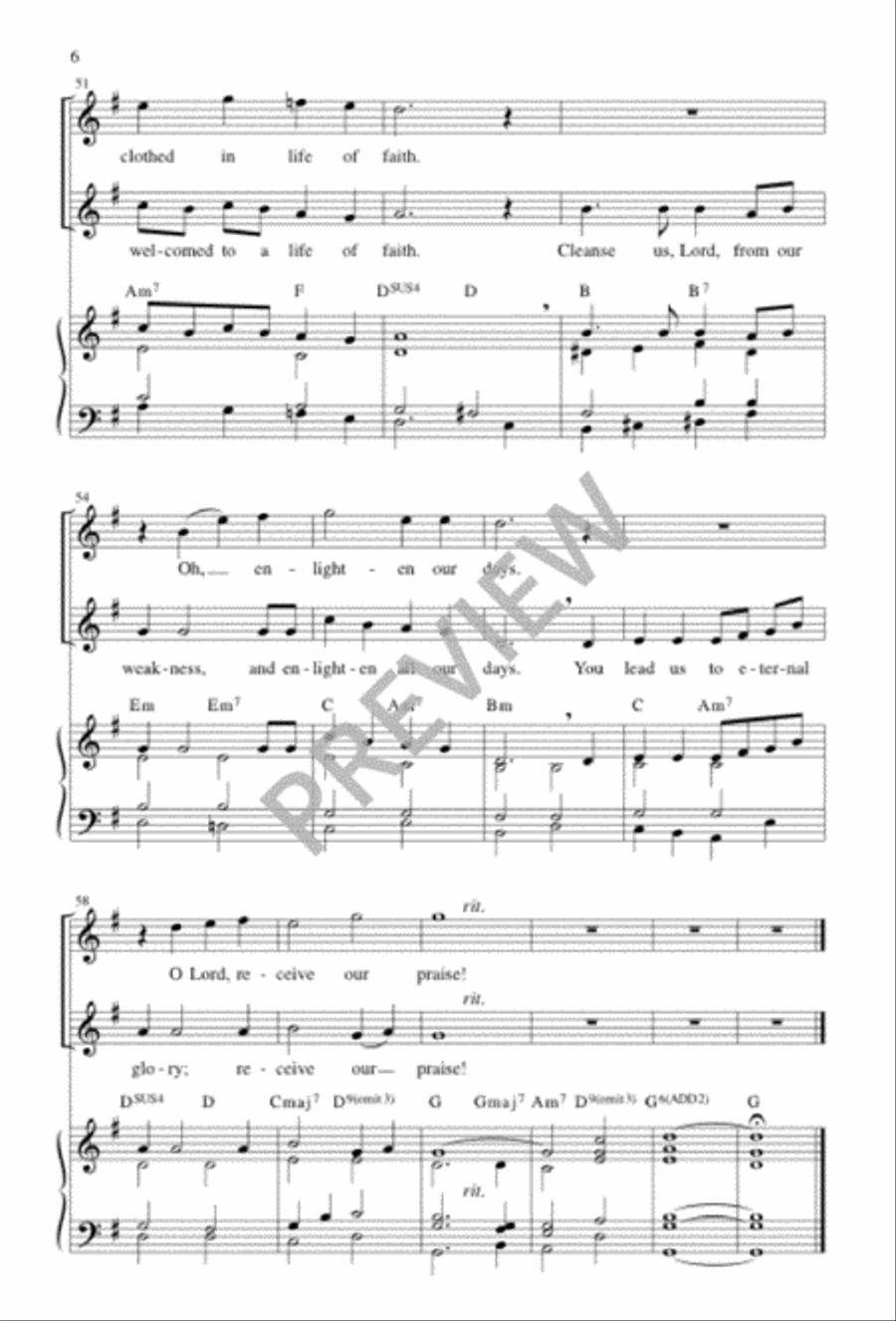 Sing for Joy 4-Part scores gallery preview page 6