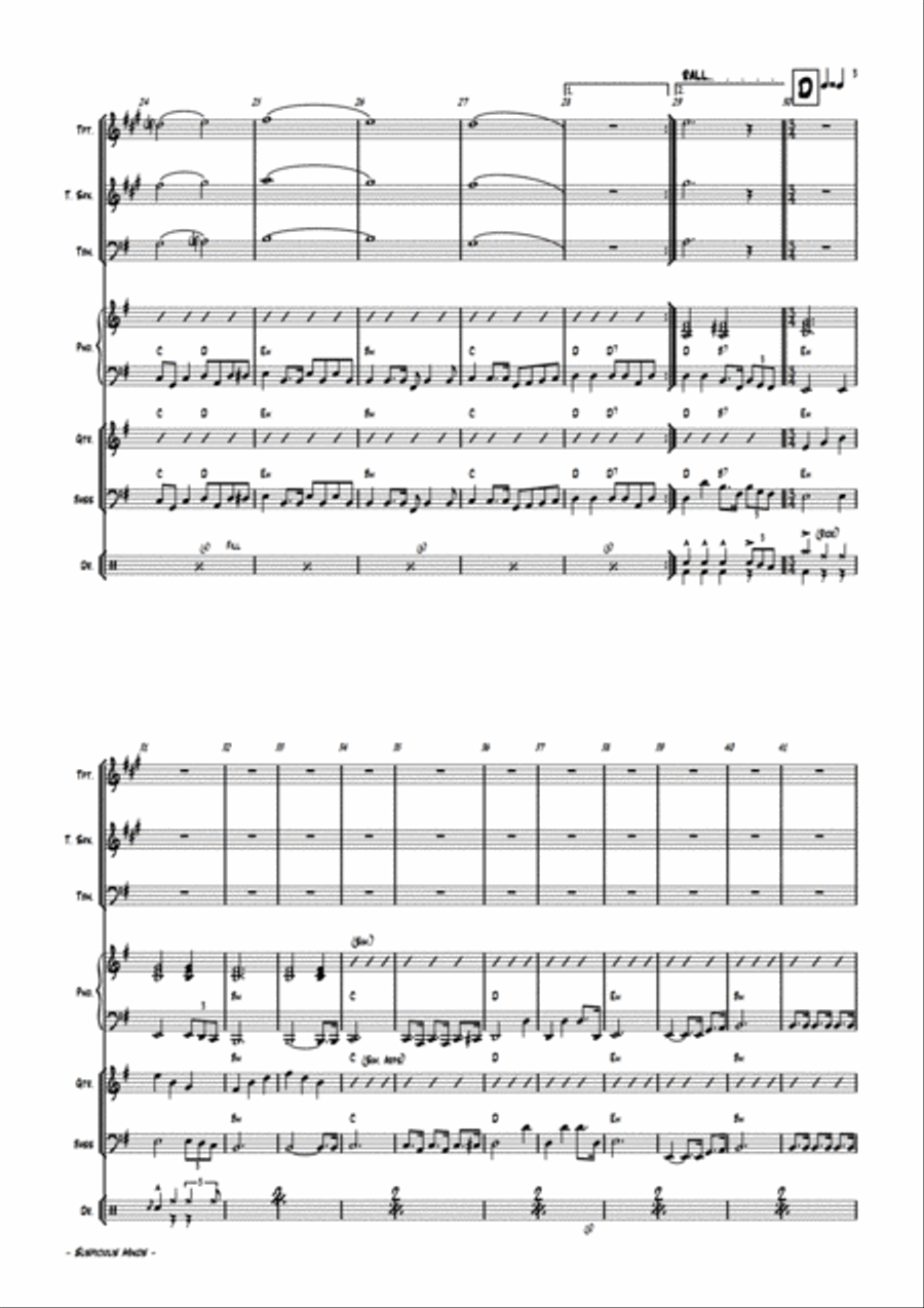 Suspicious Minds Large Ensemble scores gallery preview page 6