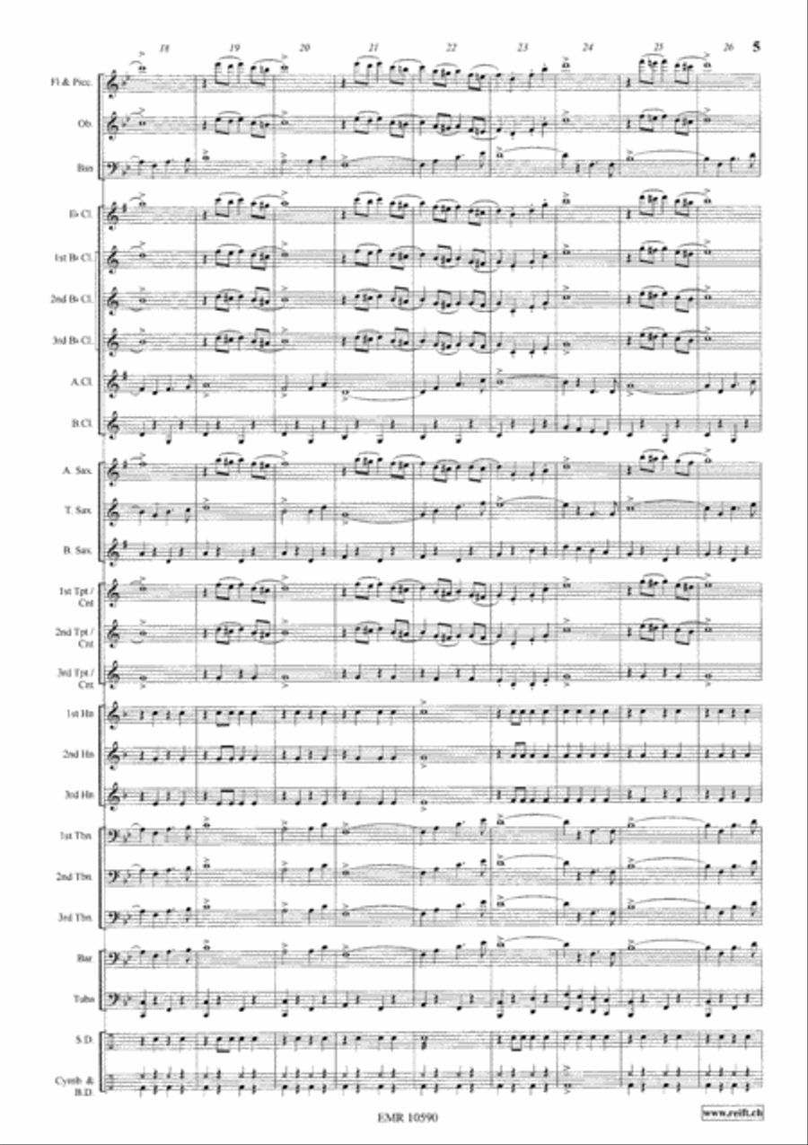 Happy Times Concert Band scores gallery preview page 6