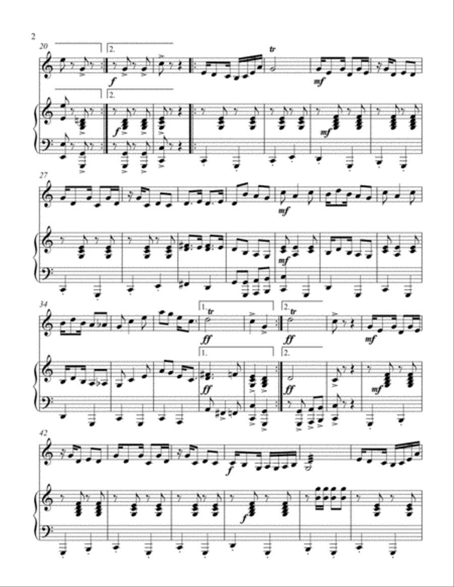 Blackville Society Piano scores gallery preview page 2