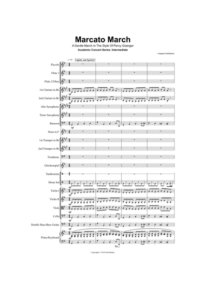 Marcato March (Score and Parts) image number null