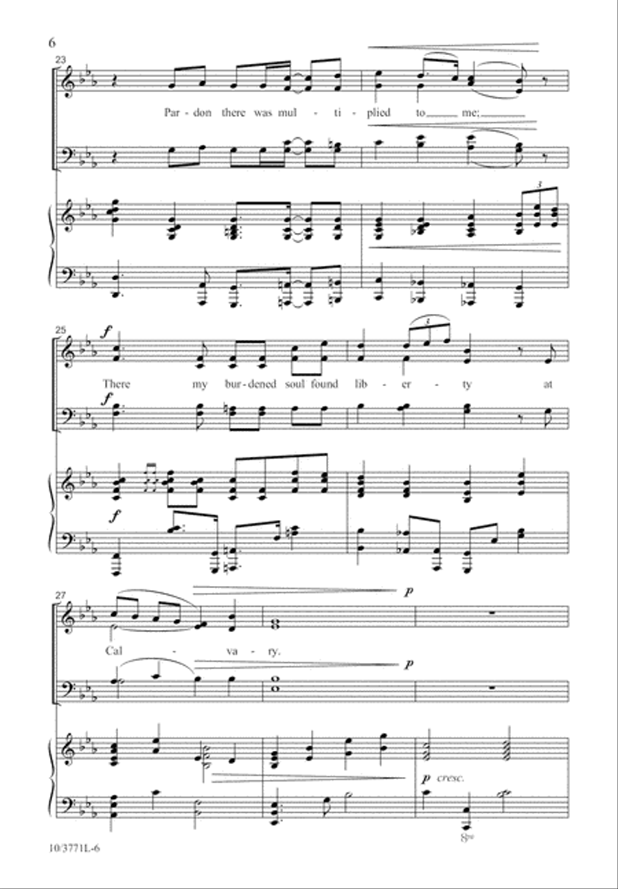 At Calvary At Calvary 4-Part scores gallery preview page 6
