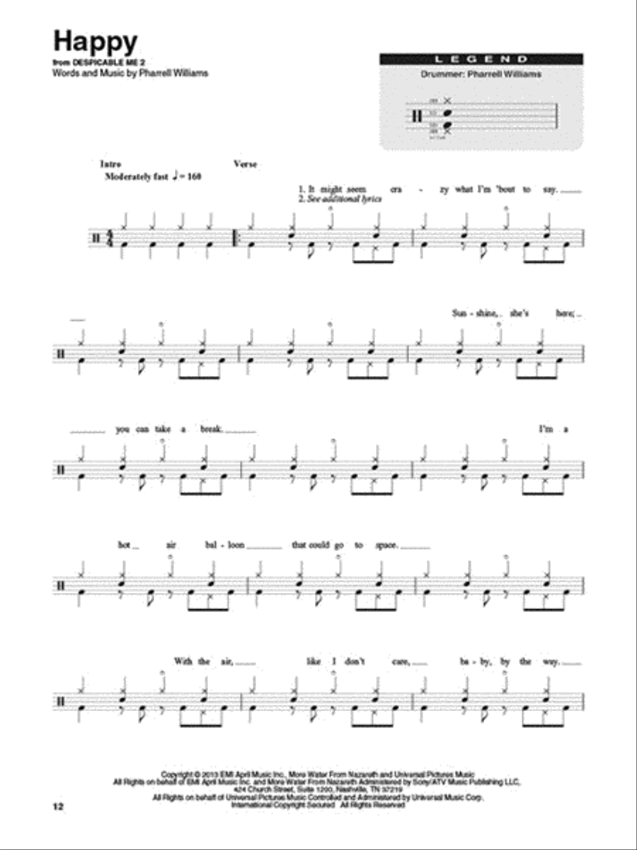 Rock Songs for Kids Rock Songs for Kids Percussion scores gallery preview page 3