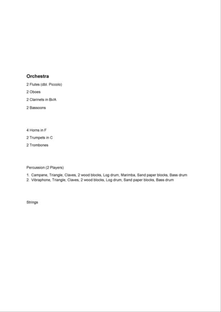 Enchantress Five Intermezzi for Orchestra Orchestra scores gallery preview page 3
