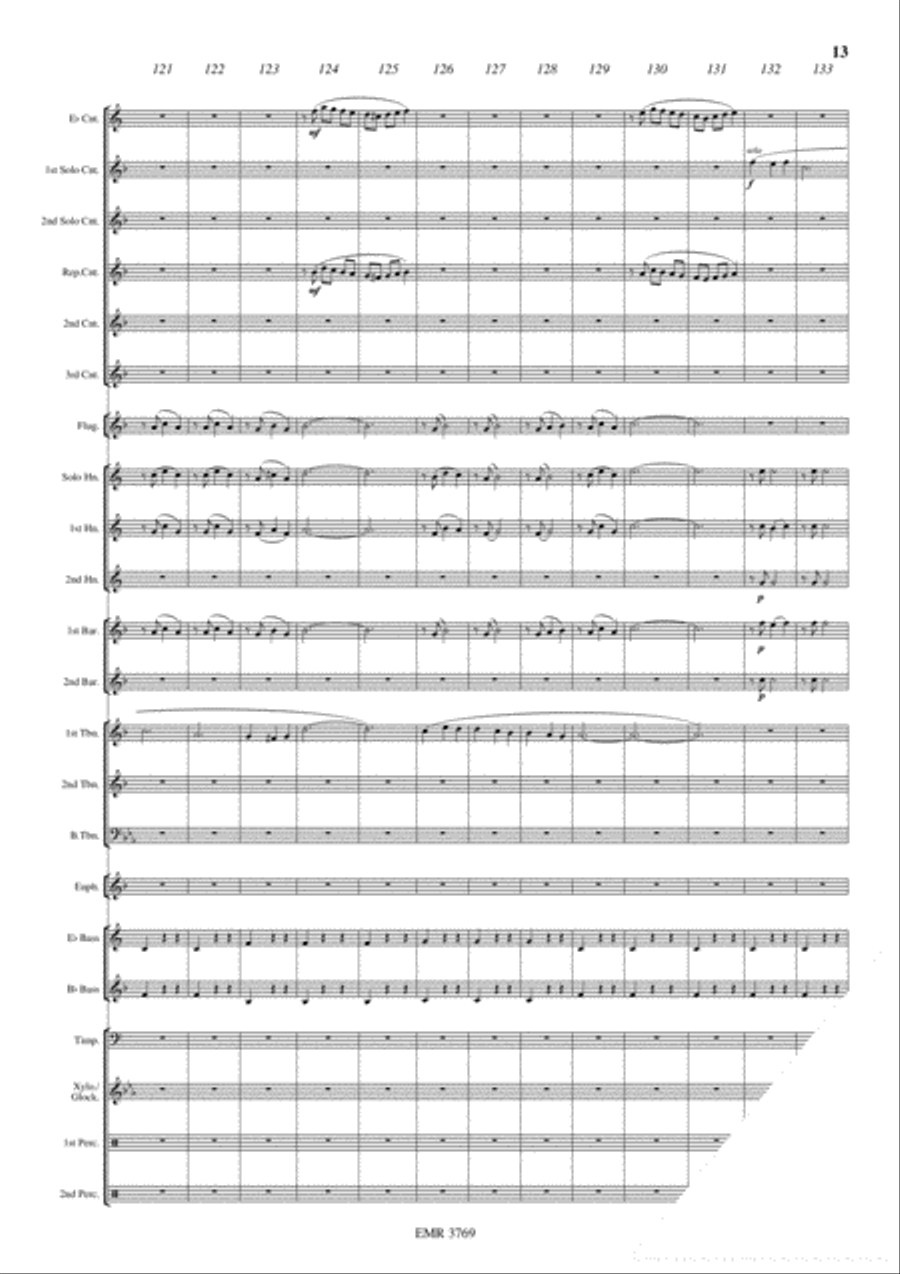 Stephen Foster Medley Stephen Foster Medley Brass Band scores gallery preview page 14
