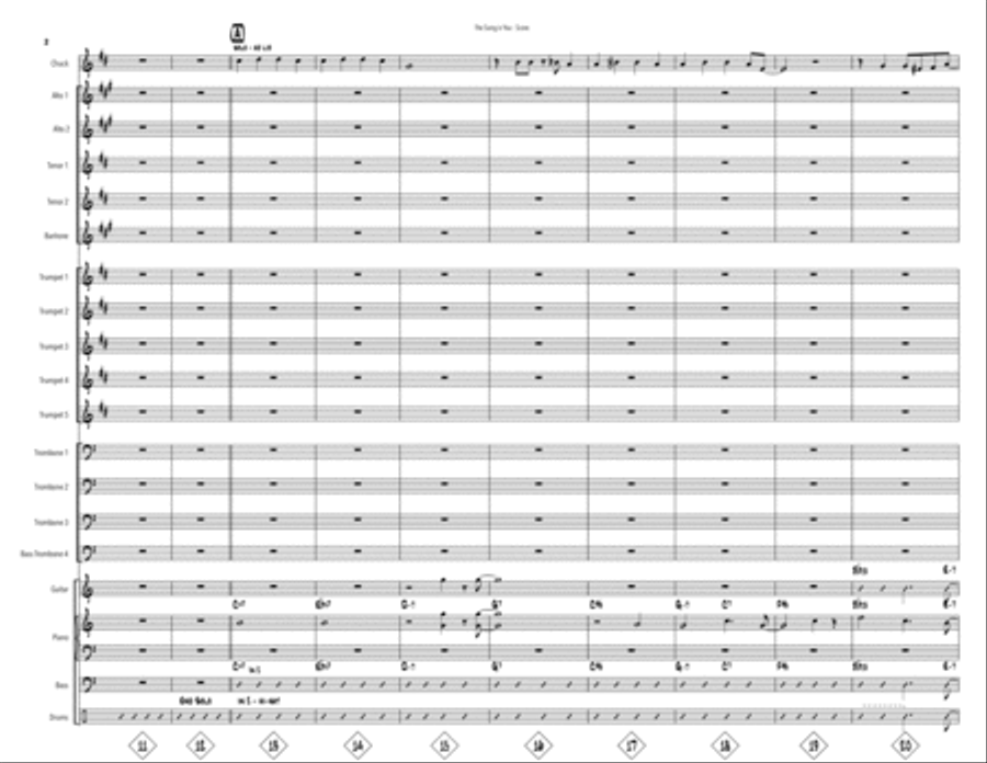 The Song Is You Large Ensemble scores gallery preview page 2