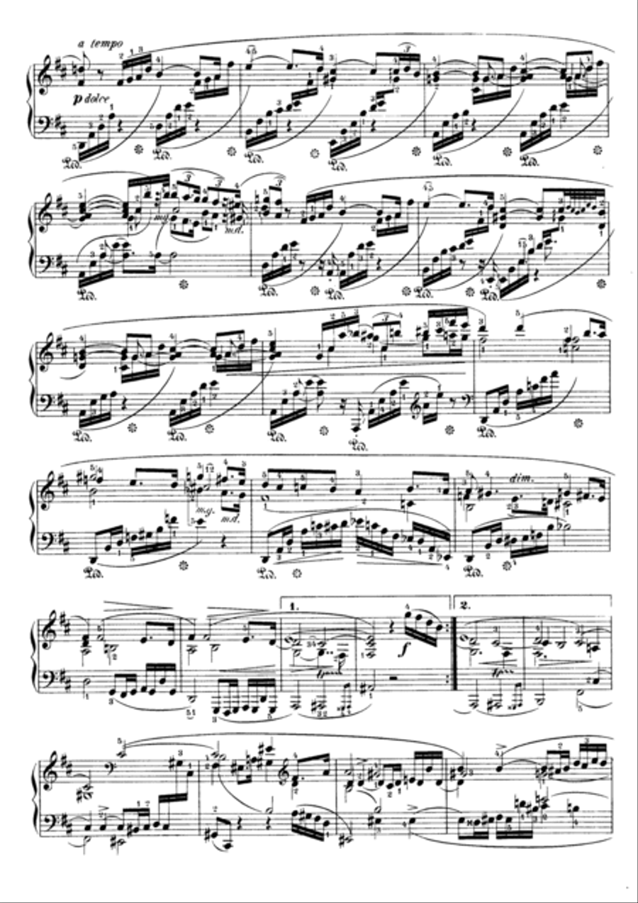 Chopin Sonata No 3 op 58 ( Complete) Piano Solo scores gallery preview page 5