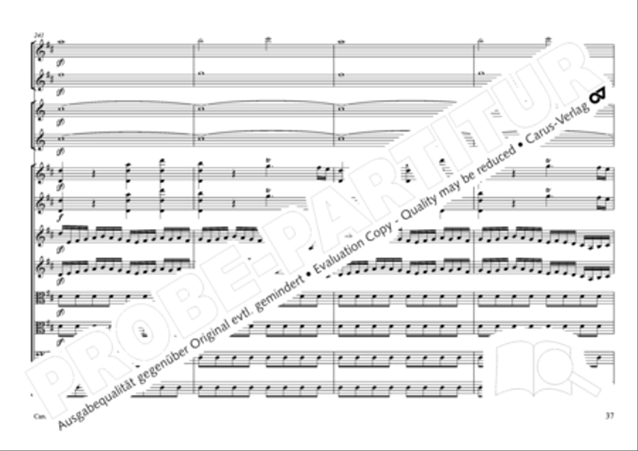 Concertone in D major Horn scores gallery preview page 38