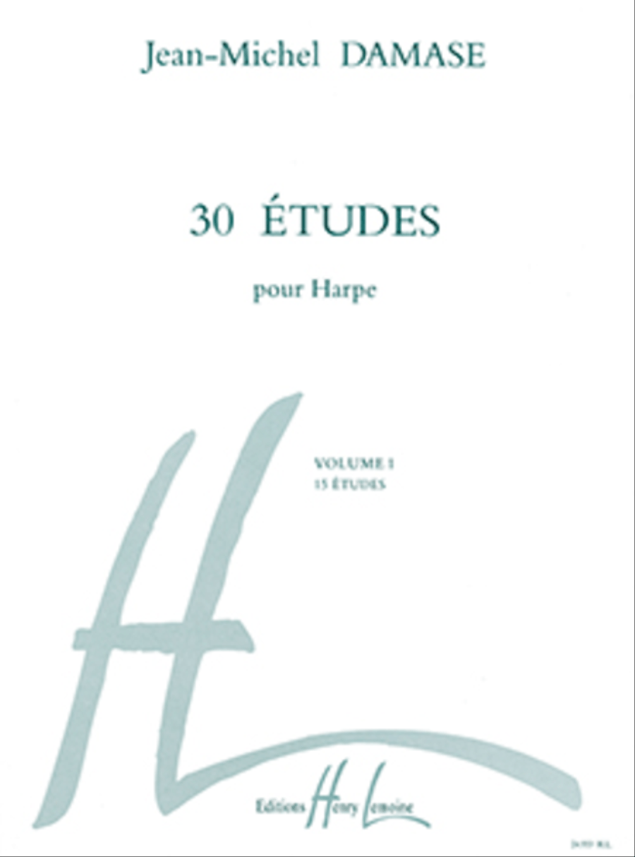 Etudes (30) - Volume 1 Harp scores gallery preview page 1