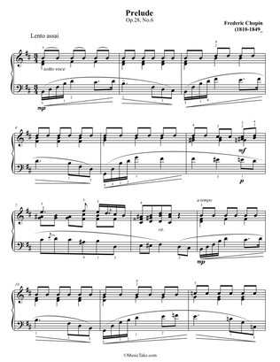 Chopin Prelude in B minor Op.28 No.6