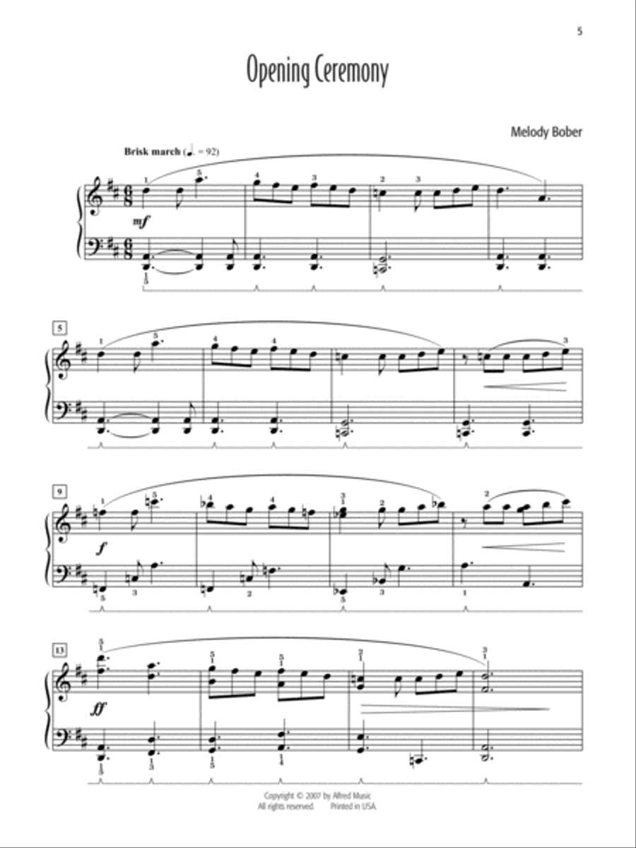 Melody Bober's Favorite Solos 1-3 (Value Pack) Easy Piano scores gallery preview page 22