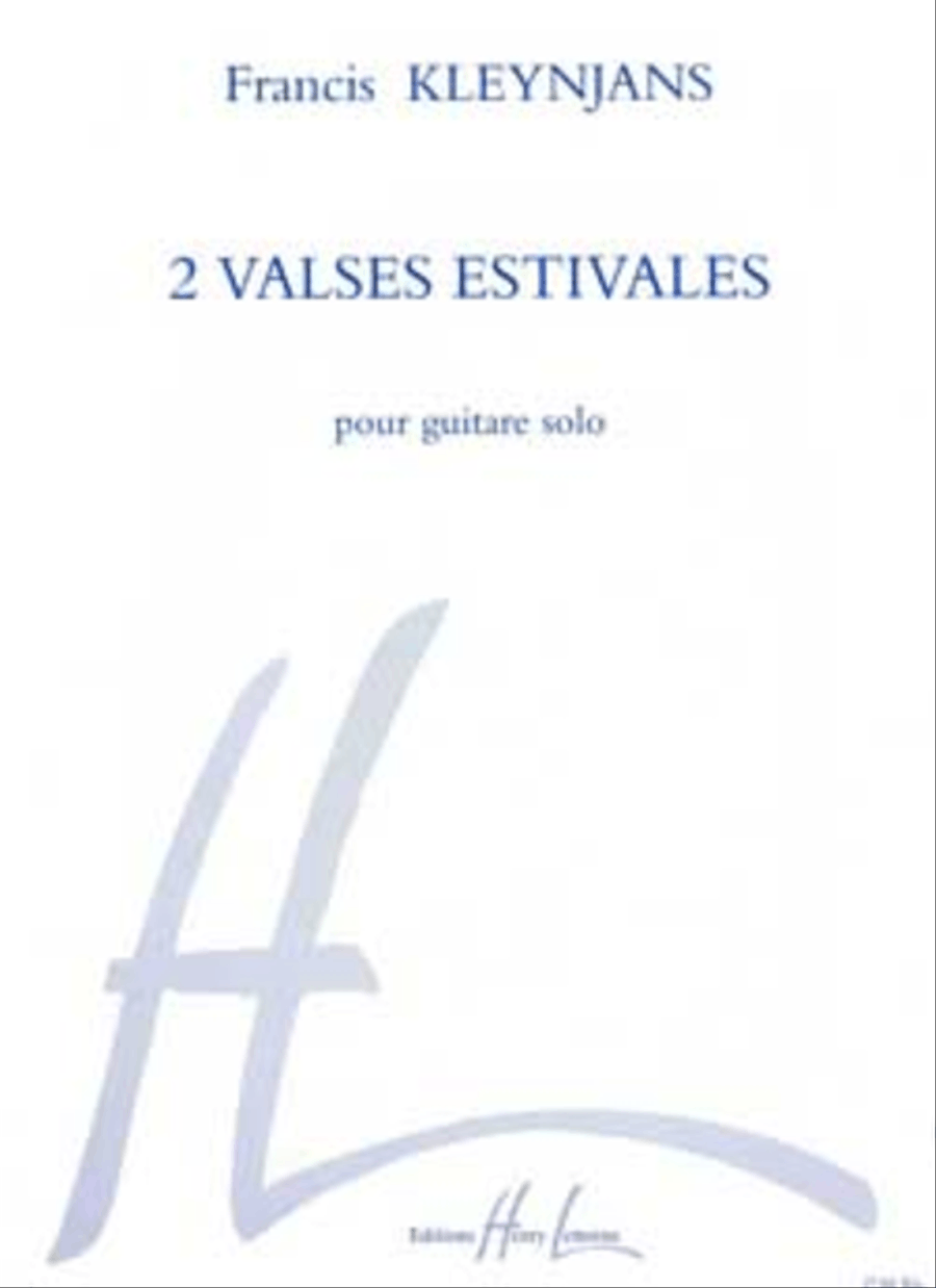 Valses Estivales (2) Acoustic Guitar scores gallery preview page 1