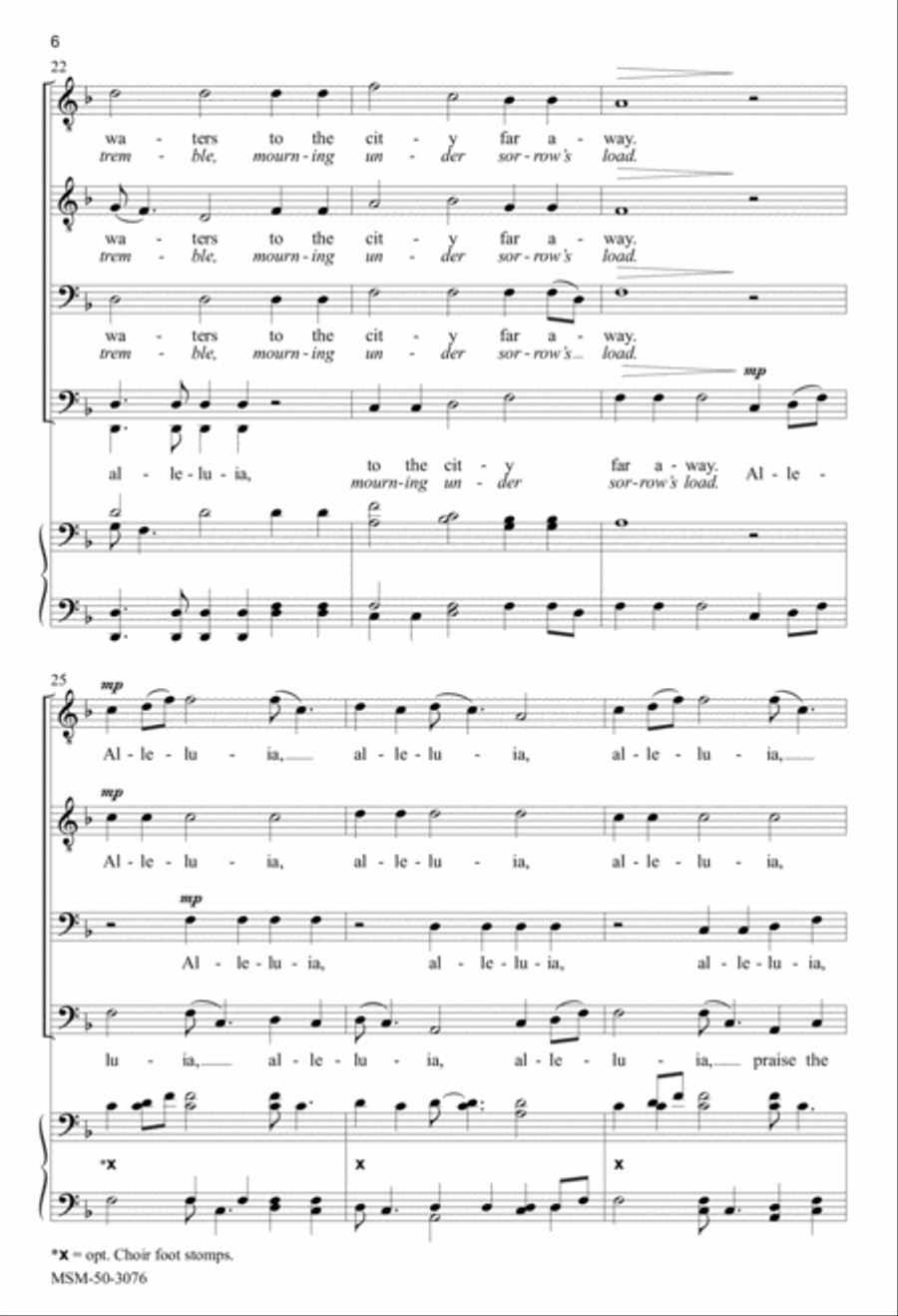 Hark, I Hear the Harps Eternal TTBB scores gallery preview page 6