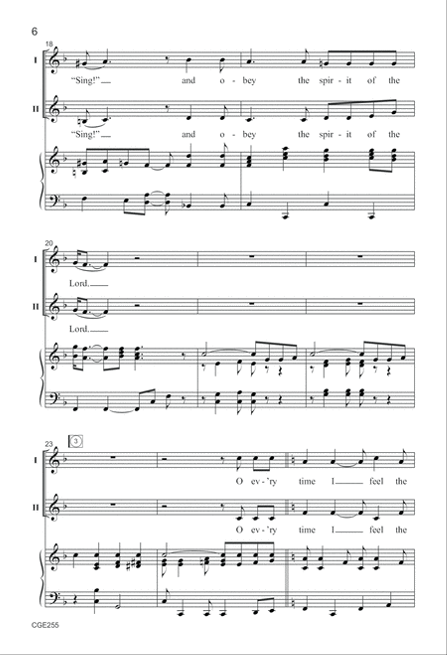 The Spirit Says Sing! image number null