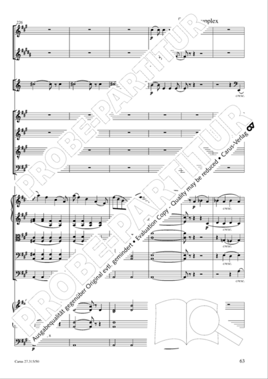 Requiem in C major 4-Part scores gallery preview page 66