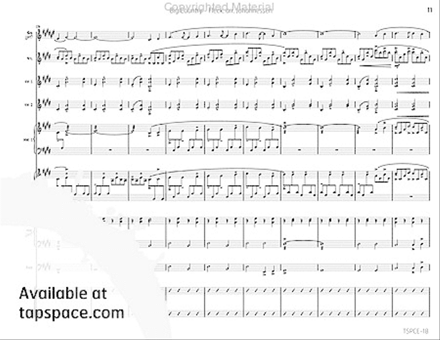 Big Country Percussion Ensemble scores gallery preview page 16