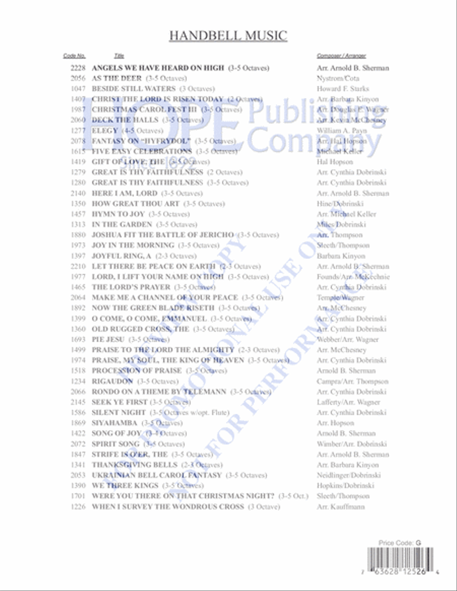 Ding, Dong, Merrily on High 5-Octaves scores gallery preview page 8