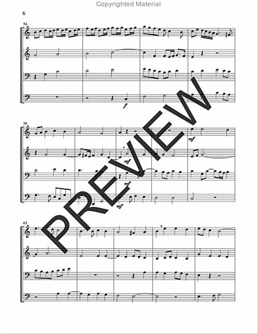 Fantasie on EIN' FESTE BURG Trombone scores gallery preview page 6