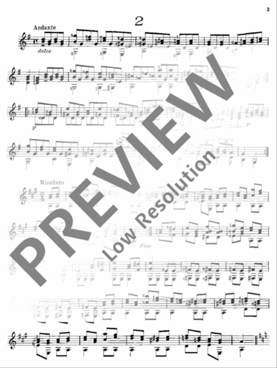 12 Bagatells Guitar scores gallery preview page 4