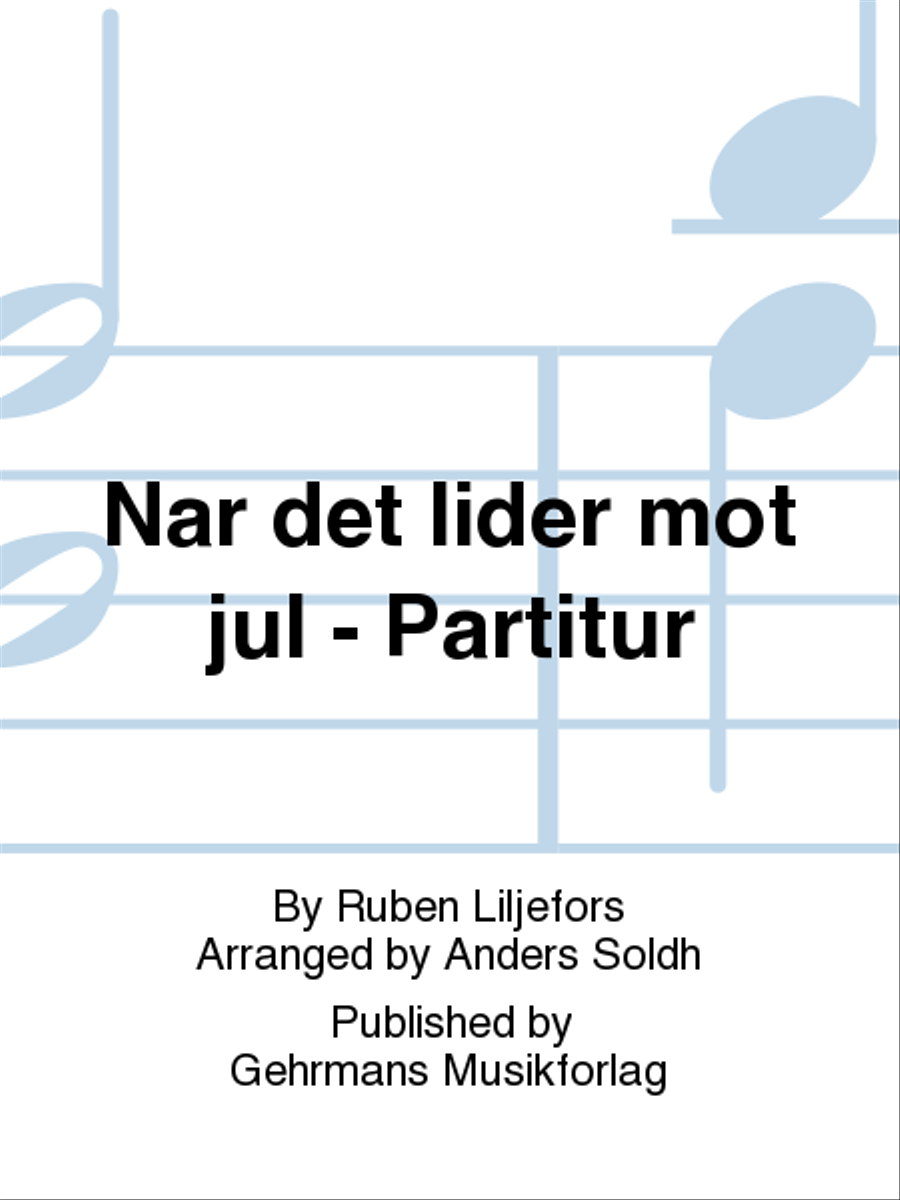 Nar det lider mot jul - Partitur SA scores gallery preview page 1