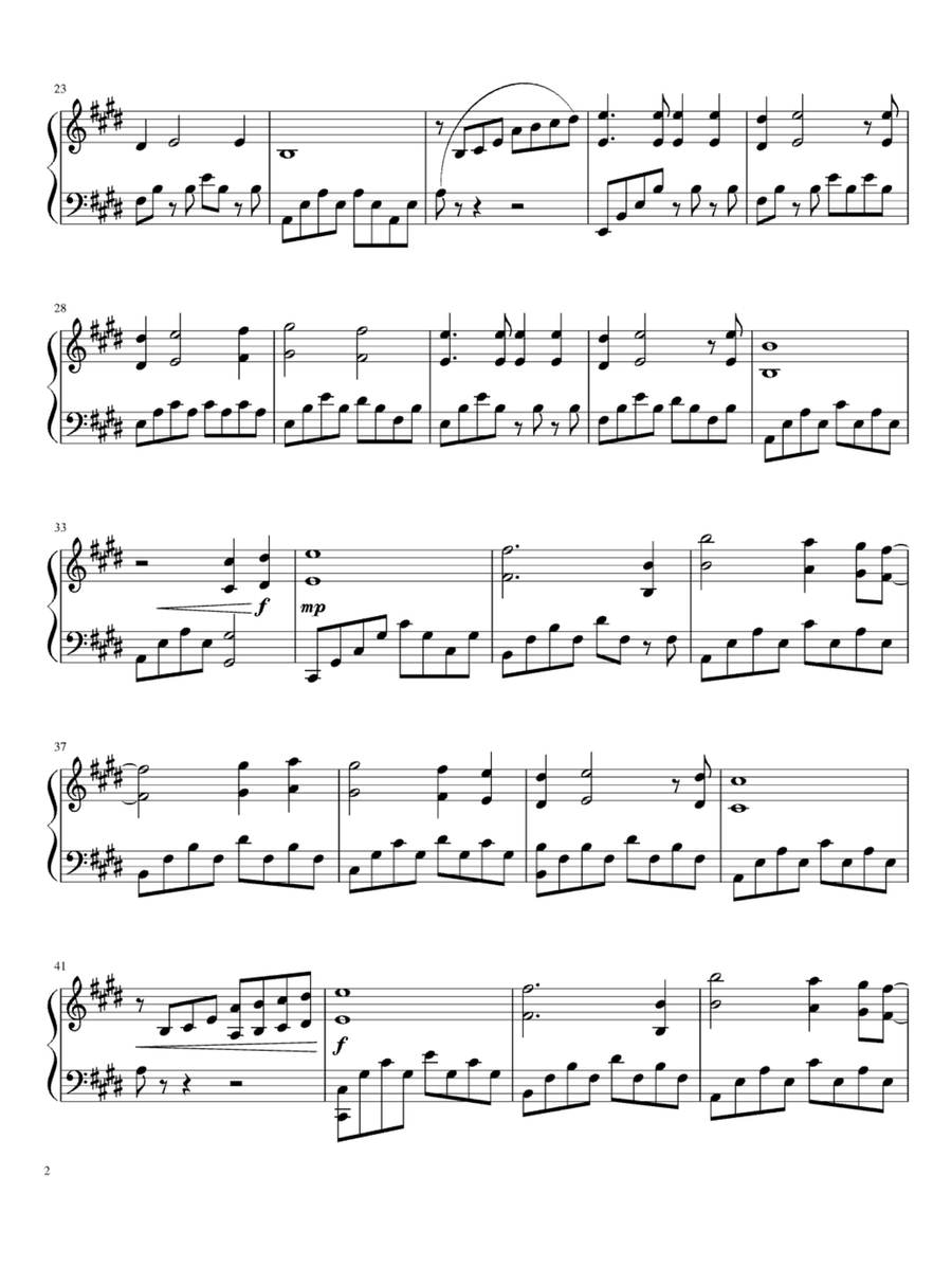 My Heart Will Go On (love Theme From 'titanic') Easy Piano scores gallery preview page 2