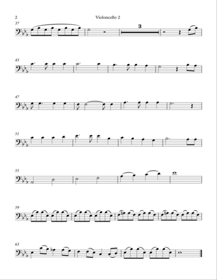 Wedding Song (there Is Love) String Duet scores gallery preview page 4
