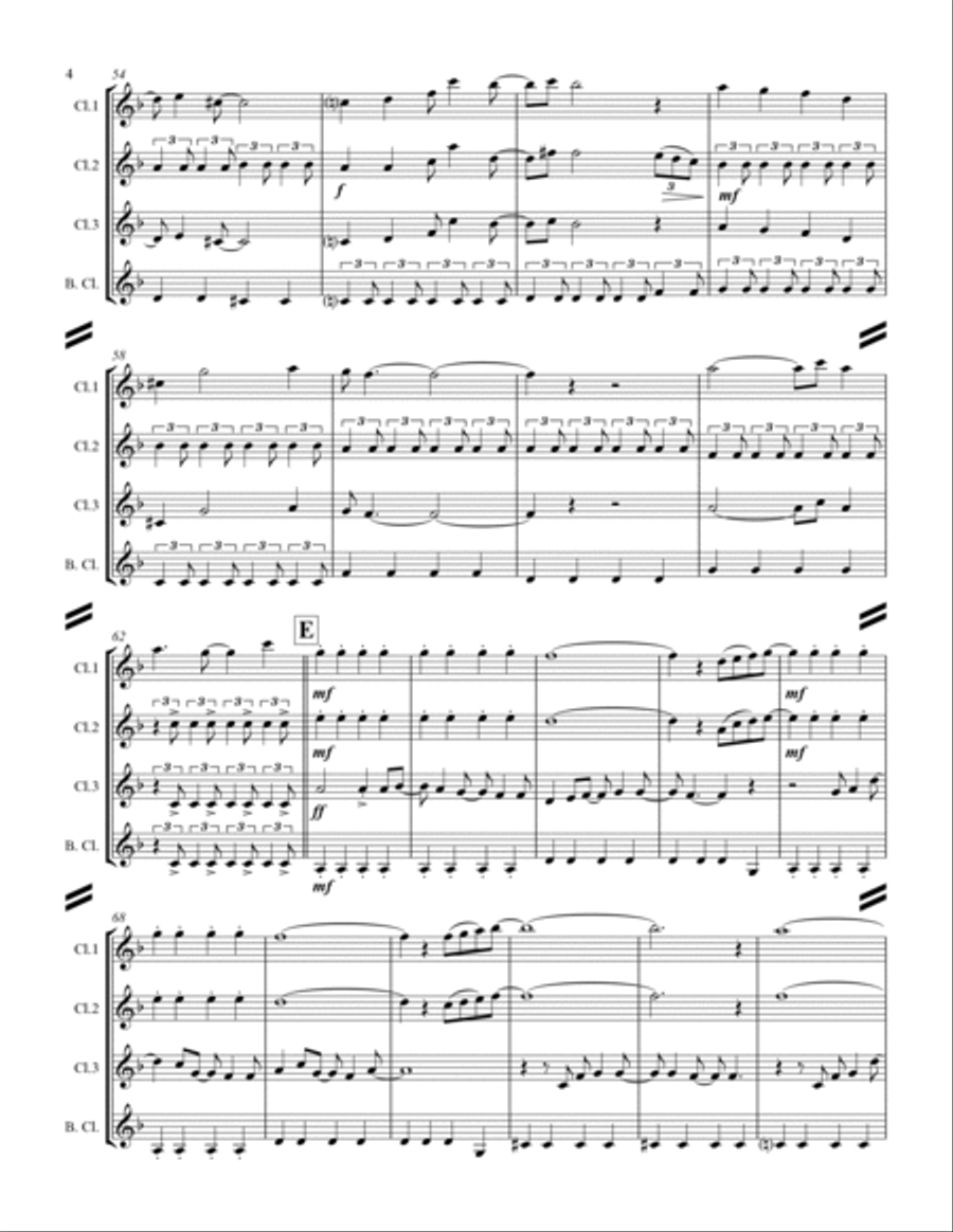 All I Want For Christmas Is You All I Want For Christmas Is You Woodwind Ensemble scores gallery preview page 5