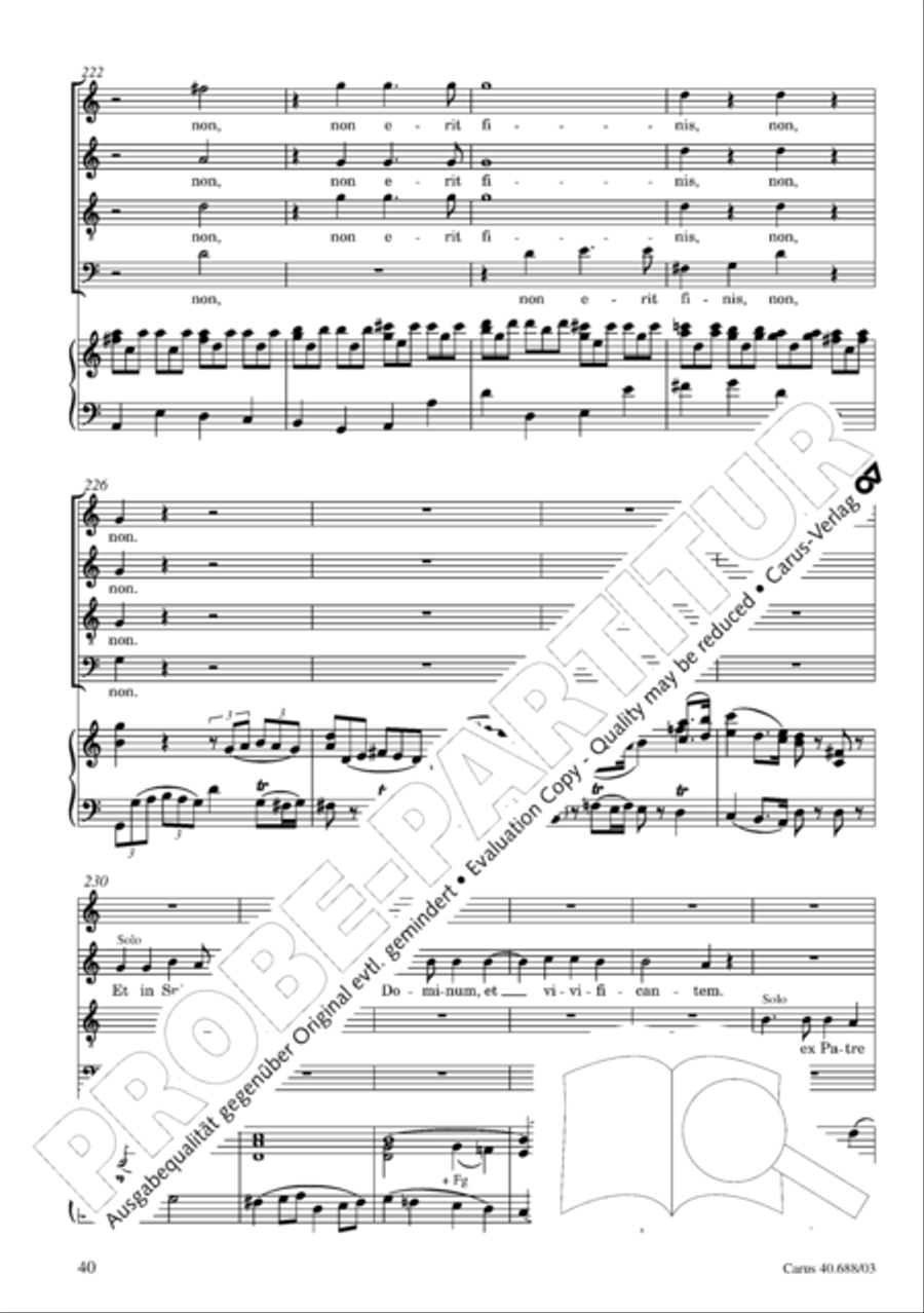 Mass in C Major Mass in C Major 4-Part scores gallery preview page 41