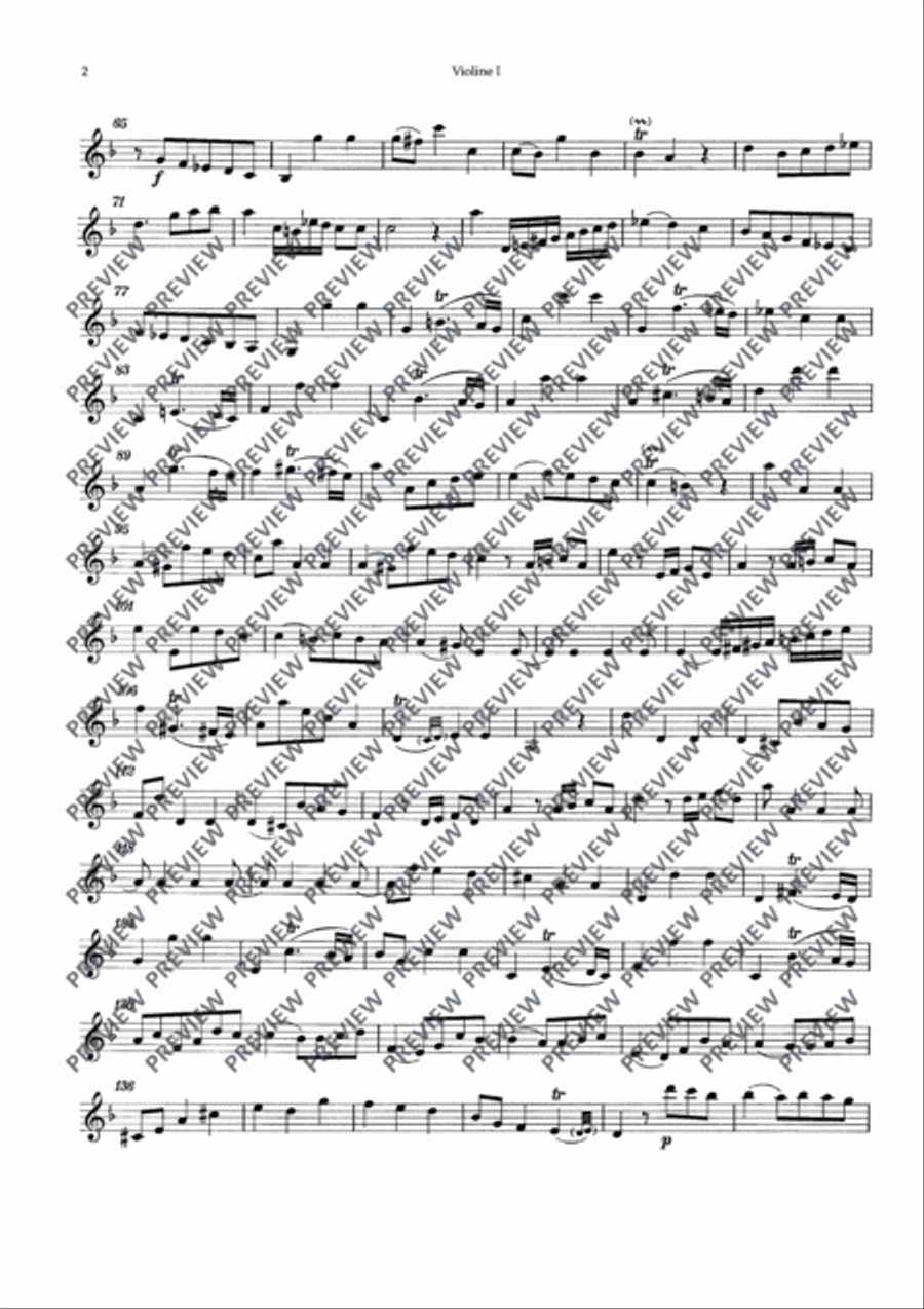 Symphony D minor Chamber Orchestra scores gallery preview page 4