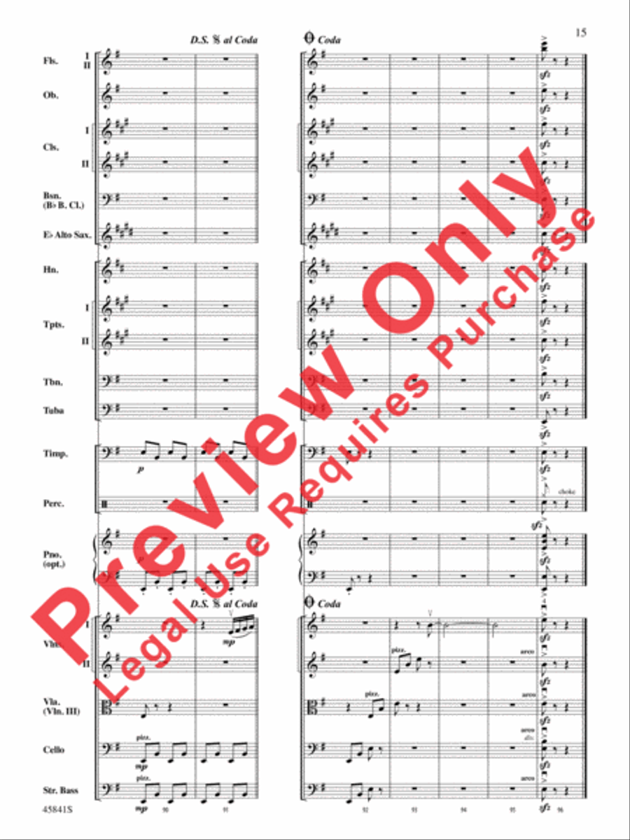 March of the Dwarfs Full Orchestra scores gallery preview page 15