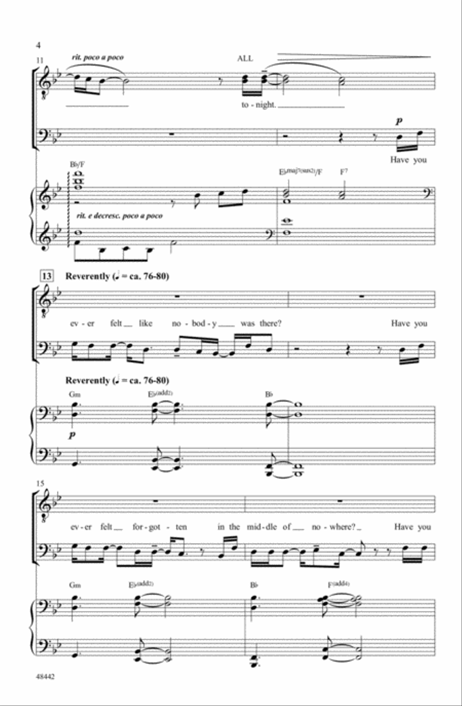 Found/Tonight Choir scores gallery preview page 3