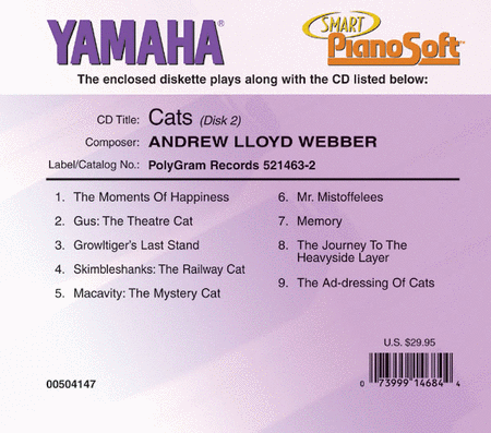 Andrew Lloyd Webber - Cats - Piano Software