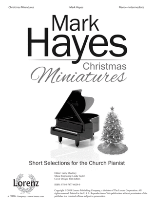 Book cover for Mark Hayes Christmas Miniatures