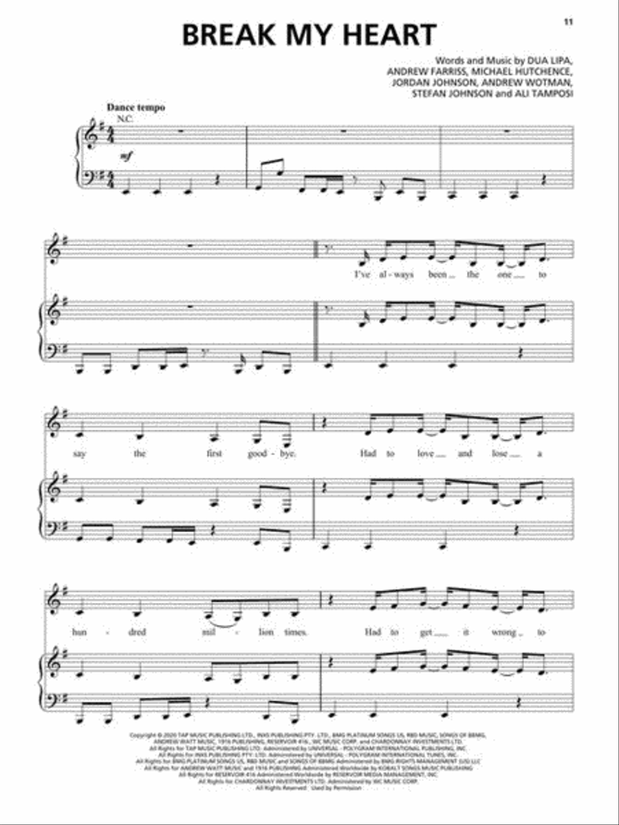 Top Hits of 2020 Top Hits of 2020 Piano, Vocal, Guitar scores gallery preview page 5