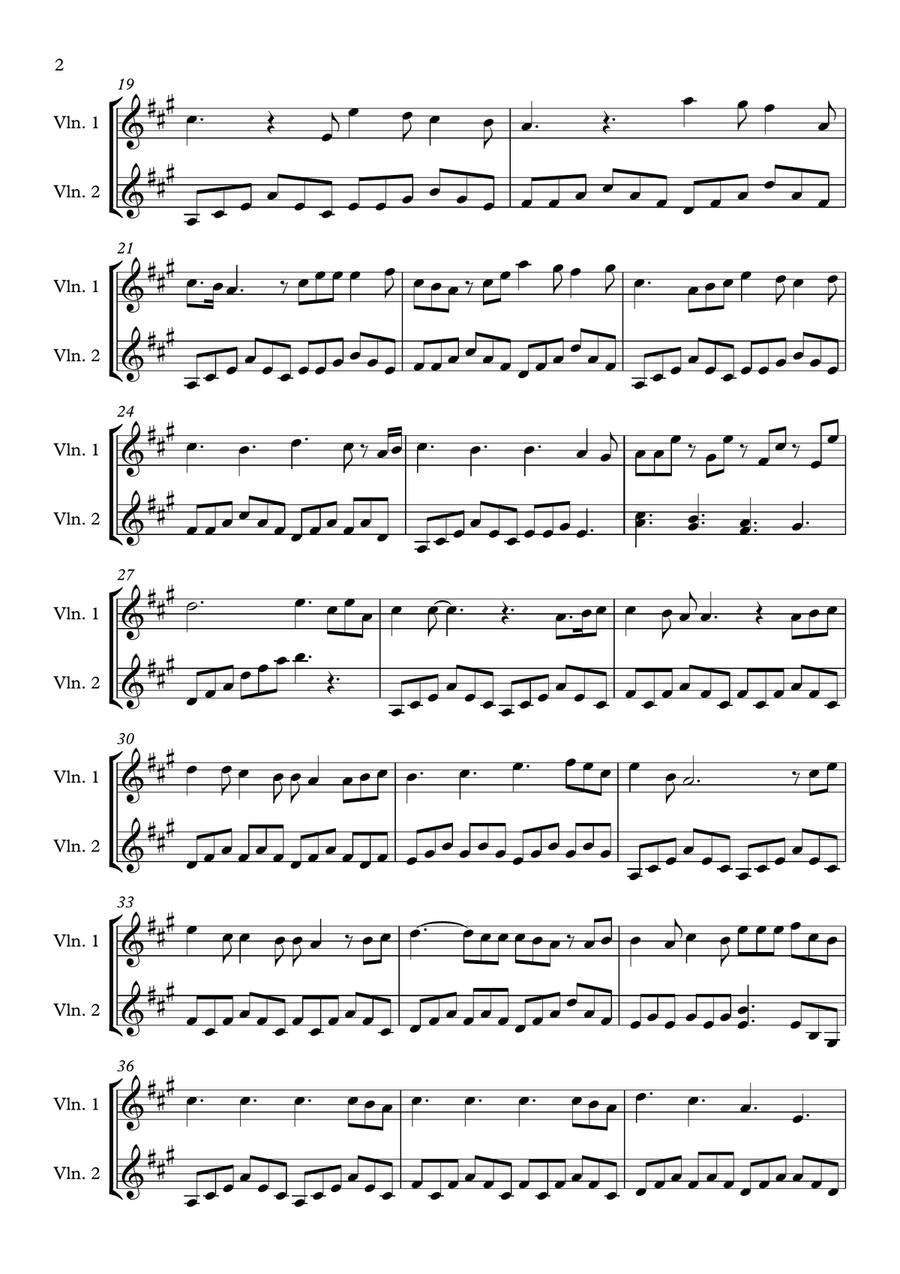 Perfect String Duet scores gallery preview page 2