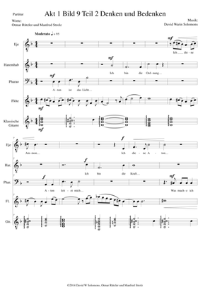 ATON part 13-Denken und Bedenken - 2 tenor voices, 1 bass voice, flute, classical guitar