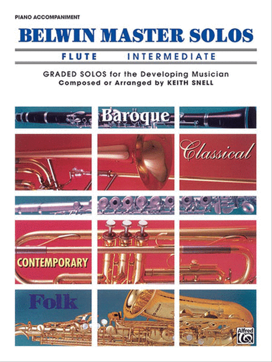 Belwin Master Solos (Flute), Volume 1 Flute Solo scores gallery preview page 1