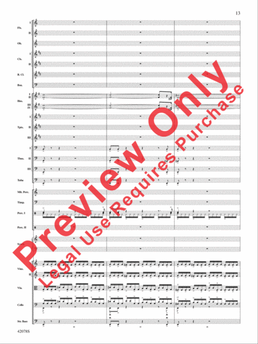 Man of Steel, Selections from Full Orchestra scores gallery preview page 14