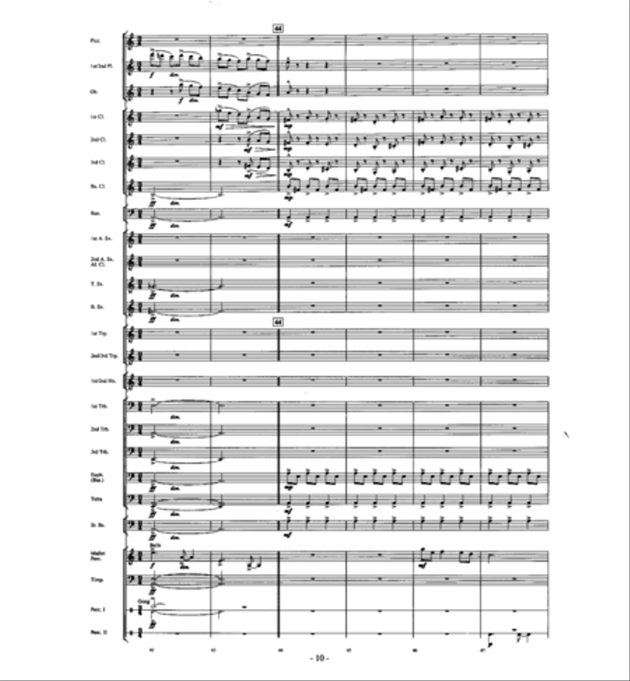 Agua's Whelm Agua's Whelm Concert Band scores gallery preview page 9